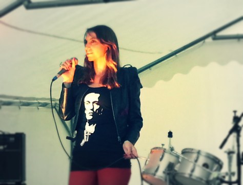 Céline Schmink au Festival Rock de Corrobert