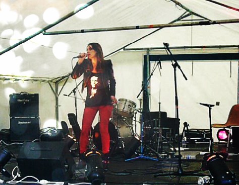 Céline Schmink au Festival Rock de Corrobert